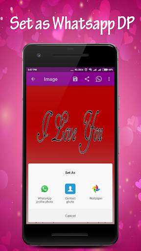 Love Status & DP for Social स्क्रीनशॉट 2