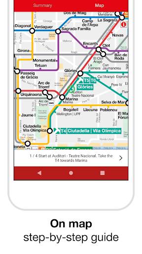 Barcelona Metro - TMB map and route planner screenshot 4