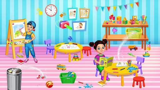Messy High School Cleaning: Girl Room Cleanup Game screenshot 2