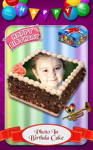 Photo on Birthday Cake screenshot 1
