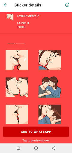 WAStickerApps -Romantic Love Stickers For WhatsApp screenshot 3
