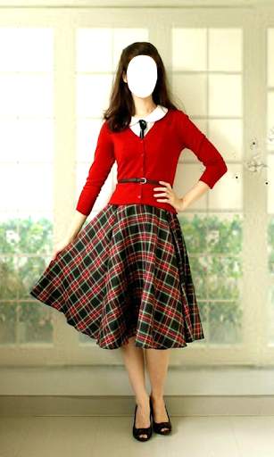 Women Mini Skirt Photo Suit screenshot 3