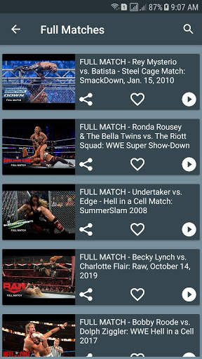 Wrestling and Fighting Videos screenshot 1