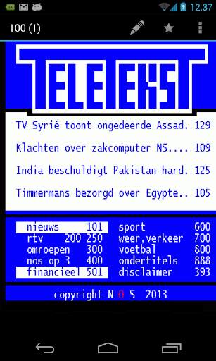 aText-TV - Teletext screenshot 1