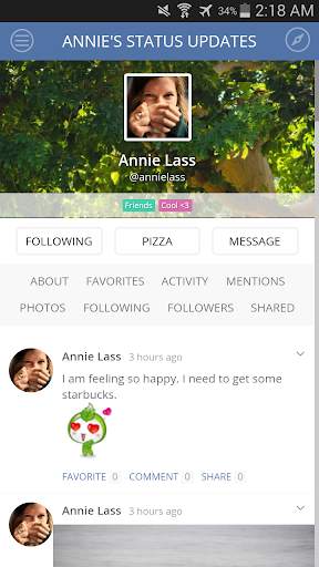 Twii Social Network screenshot 1