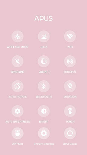 Classic Pink APUS Launcher theme screenshot 3