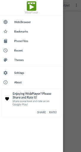 WebPlayer: Play Web Videos screenshot 1