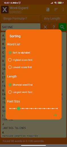 Word Expert (for SCRABBLE) screenshot 8