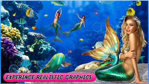 Mermaid simulator 3d game - Mermaid games 2020 screenshot 3