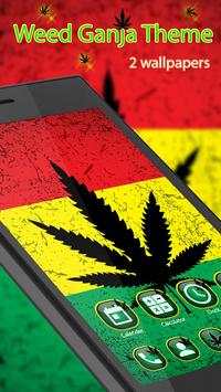 Weed Rasta GO Launcher Theme screenshot 1