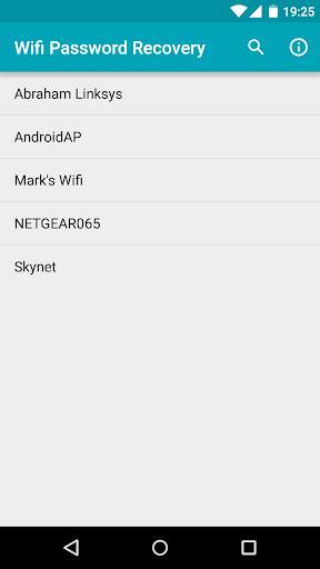 Wifi Password Recovery [Root] screenshot 1