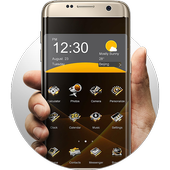 Gold &amp; Silver Launcher Theme icon