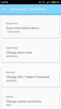 Jio Security Anti Theft Alarm screenshot 2