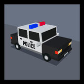 Blocky Police Parking icon