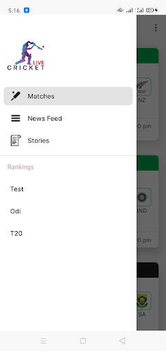 Live Cricket Scores : World Cup T20 screenshot 2