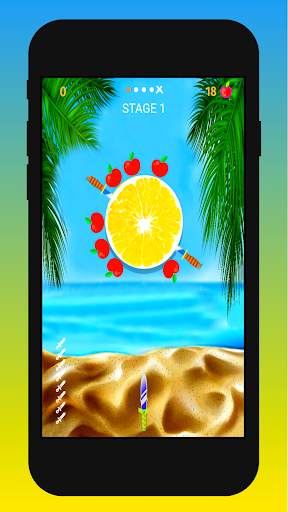 Fruity hit - Throw Knife game screenshot 2