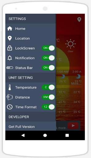 Weather screenshot 1