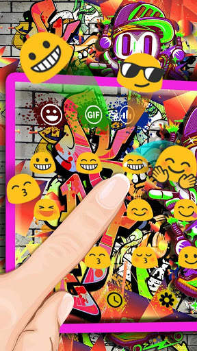 Skate Graffiti Keyboard Theme screenshot 2