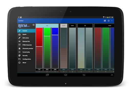PX333 Mini DMX Controller screenshot 11
