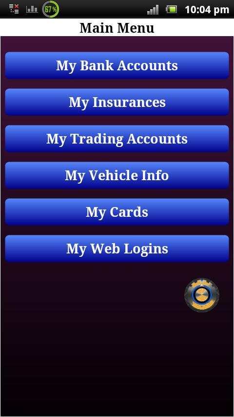 Personal Data Manager screenshot 2