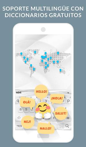 Wave Teclado Animado + Emoji screenshot 5