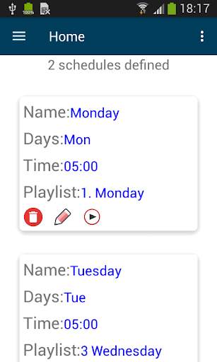 Music Scheduler (Playlist Music Alarm) screenshot 4