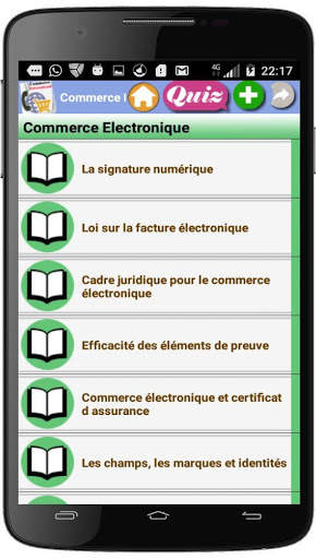 Cours de Commerce Electronique screenshot 1
