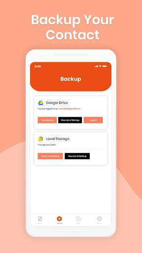 My Contacts Backup - Merge, Save, Restore & Share screenshot 3