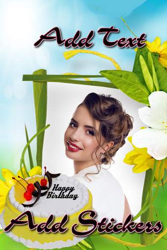 Happy Birthday Frames Birthday Photo Frame 1 تصوير الشاشة
