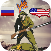 America Vs Russia War Battle icon