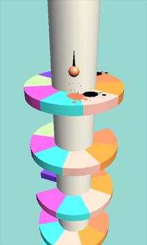 Helix Game 2019: Bola Warna Melompat Gratis screenshot 3