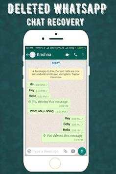 Delete Chat Recovery For WhatsApp 2018 screenshot 5
