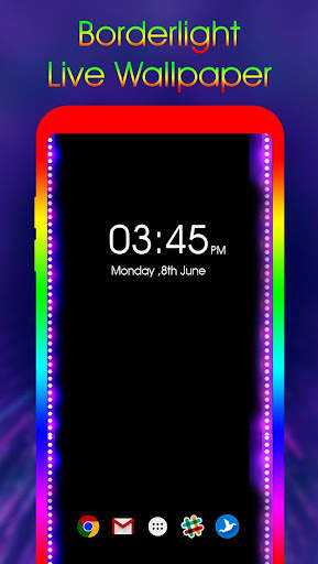 Border Light Wallpaper - LED Color Live screenshot 1