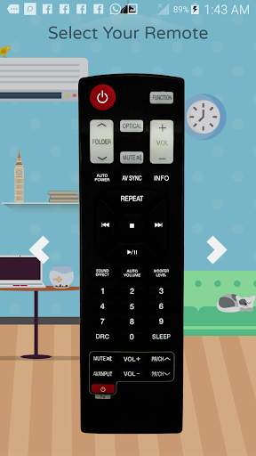 Remote Control For LG AN-MR TV screenshot 1