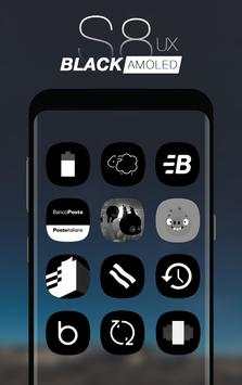 S8 Black AMOLED UX - Icon Pack screenshot 5