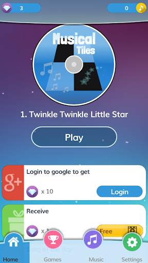 Musical Tile Tapper screenshot 1