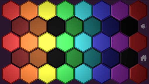 hexagonal piano music sounds screenshot 2