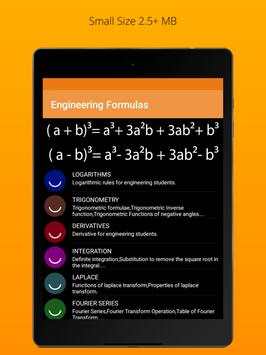 Engineering Maths Formulas Offline 5 تصوير الشاشة