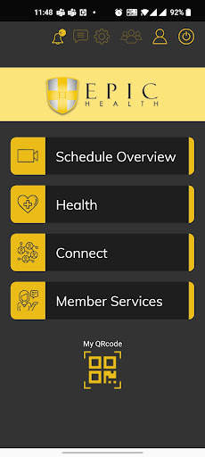 EPIC Health Application screenshot 2