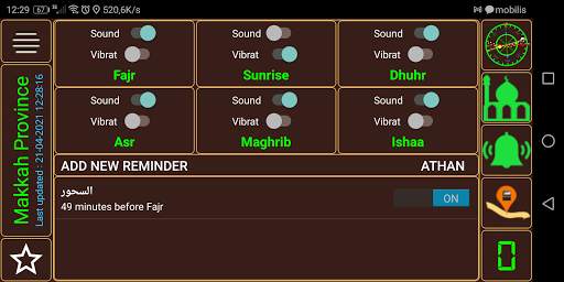 Qibla (Qibla dirección y tiempos de oración) screenshot 8