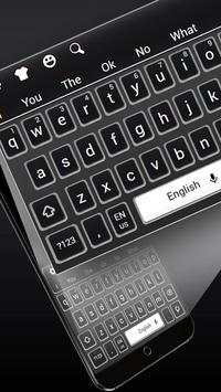 Simple Black Keyboard Theme screenshot 2