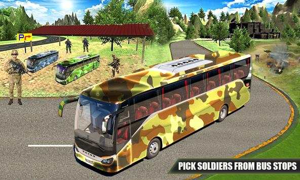 US Army Coach Bus Simulation screenshot 1