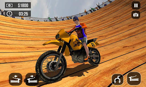 Well Of Death Stunt Bike Drive screenshot 3