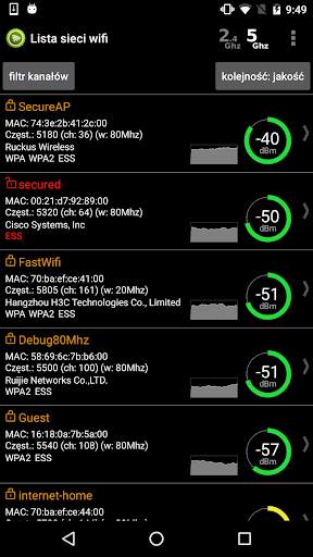 Wifi Analyzer screenshot 5