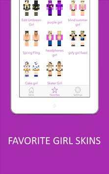 3D Girl Skins for Minecraft PE screenshot 14