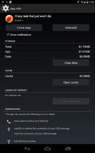 Real Task Killer screenshot 3
