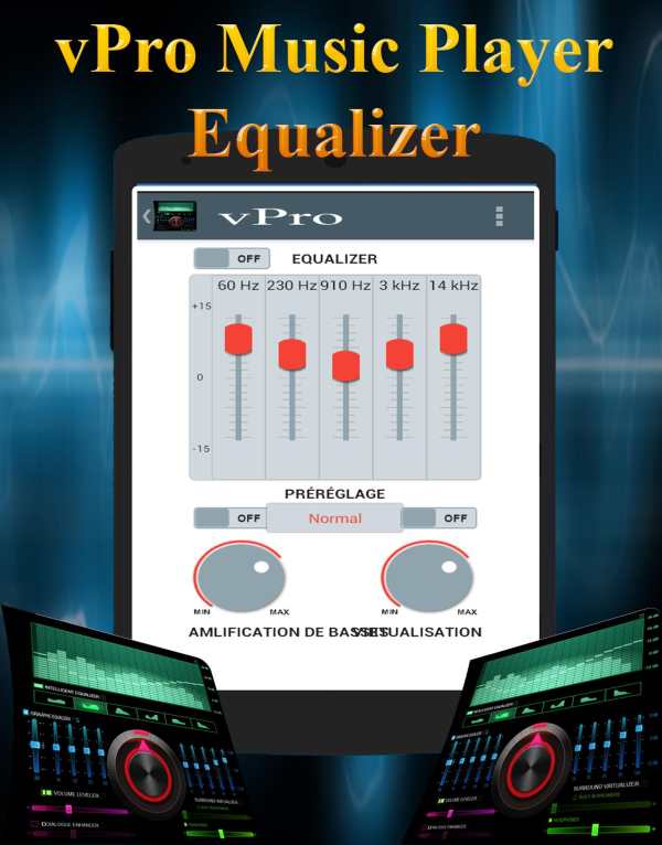 vPro Music Player Equalizer screenshot 5