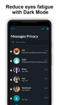 Messenger Privacy: Private Text, Call & Block SMS screenshot 2