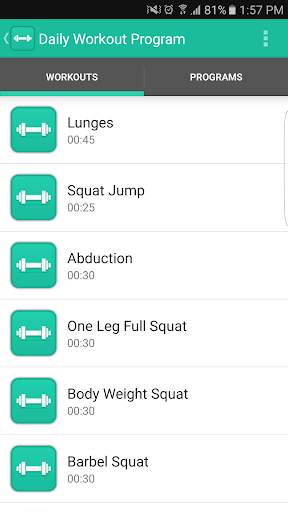 Daily Workout Program screenshot 5