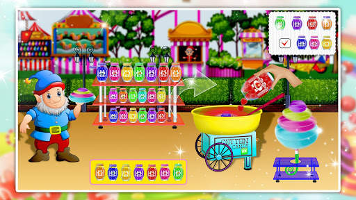 Sweet Cotton Candy Shop: Candy Cooking Maker Game screenshot 2